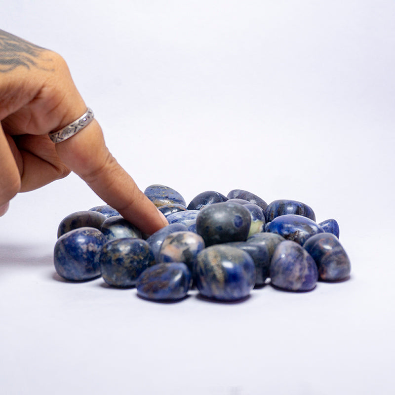 Sodalite Tumble Crystal Tumbles/Tumbled Stone