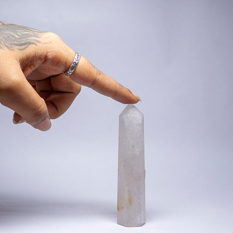 Real Himalayan Clear Quartz Tower