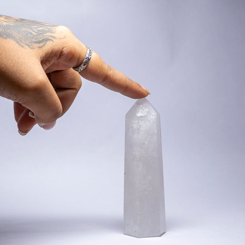 Real Himalayan Clear Quartz Tower