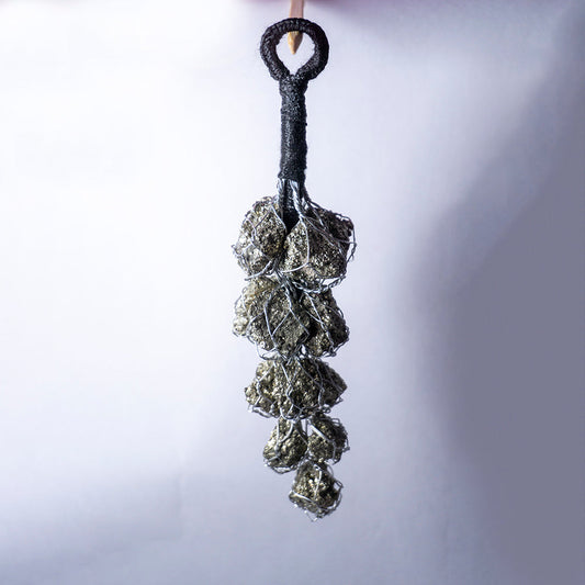 Silver Pyrite Hanger