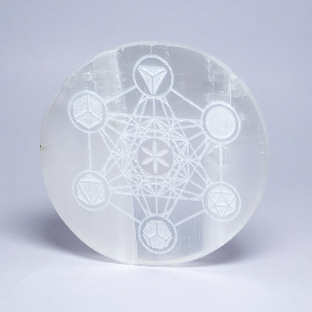 Six Element Selenite Slab Style 1