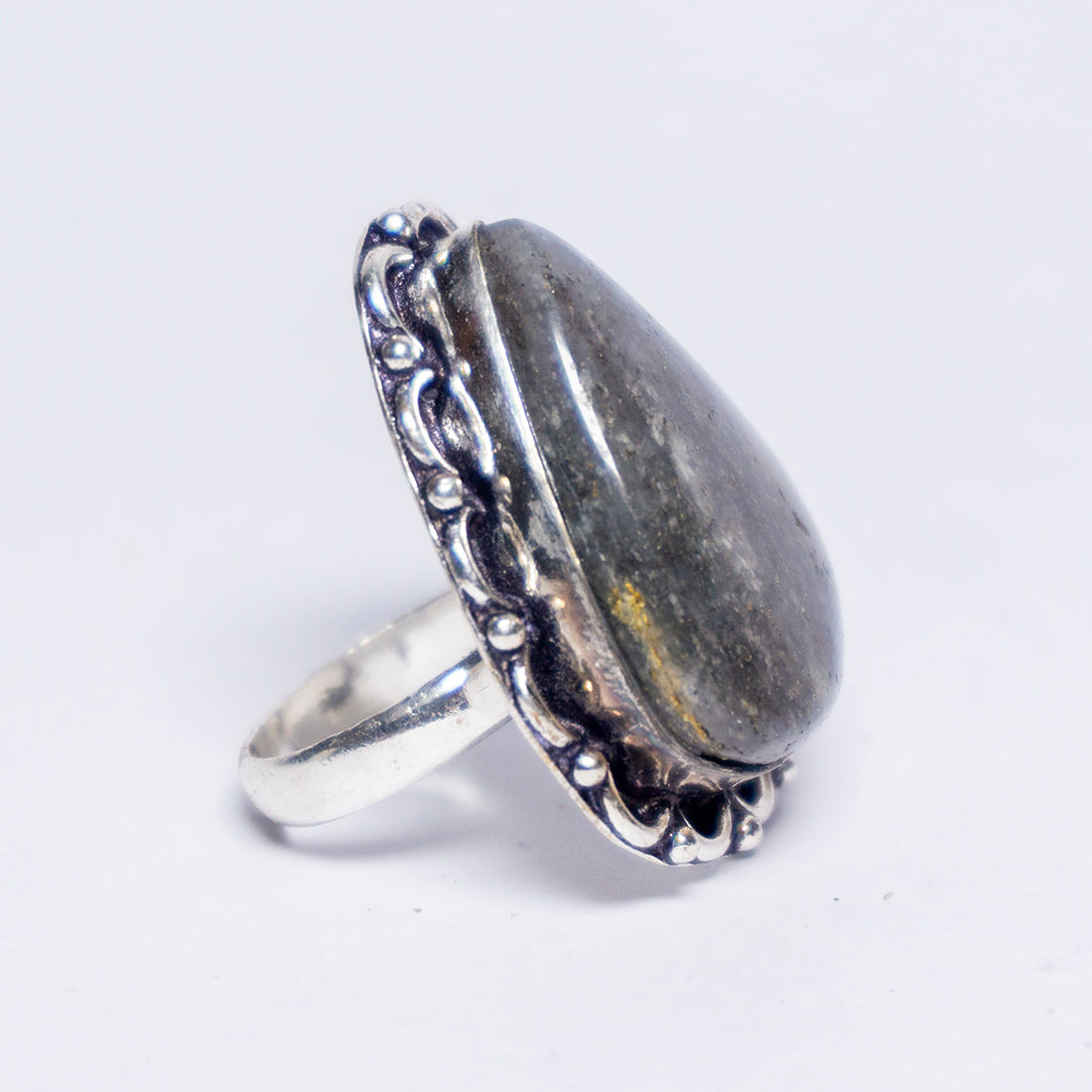 Dendritic Agate Crystal And Stone Ring Jewellery