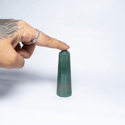 Jade Crystal Pencil Tower