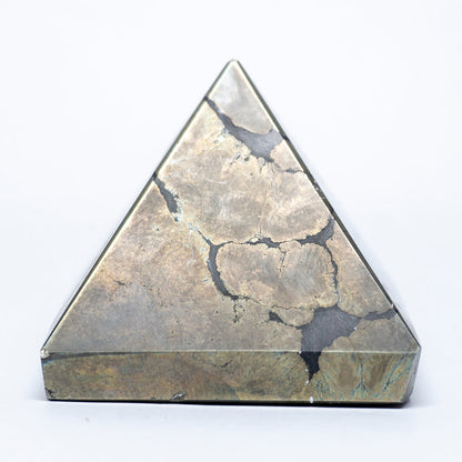 Pyrite Pyramid Crystal And Raw Stone