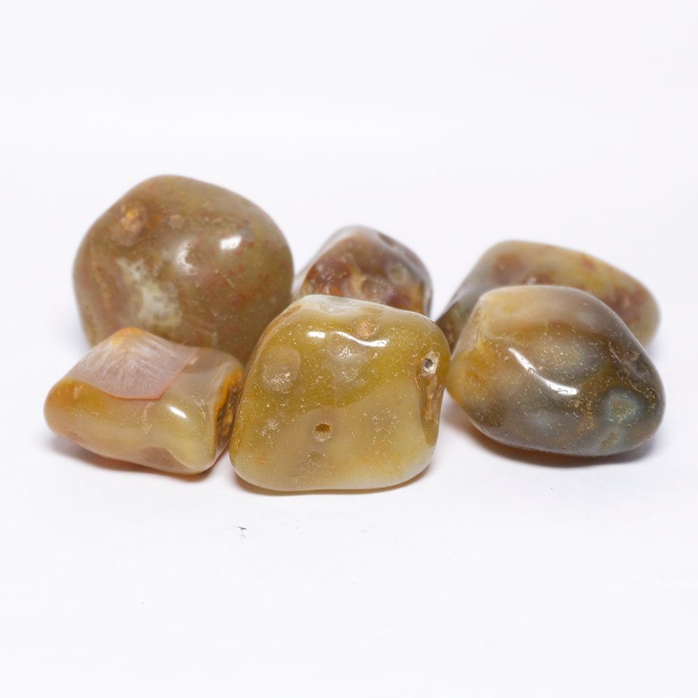 Flower Agate Tumbles/Tumbled Stone