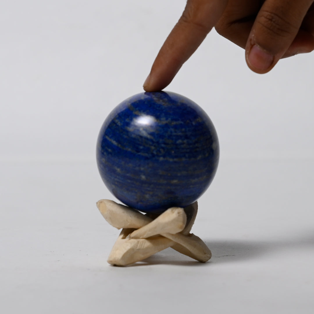 Real Lapis Lazuli Crystal Ball Sphere