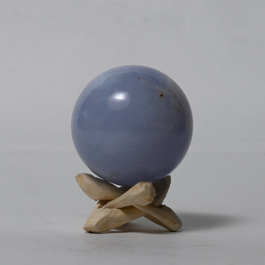 Real Chalcedony Crystal Ball Sphere