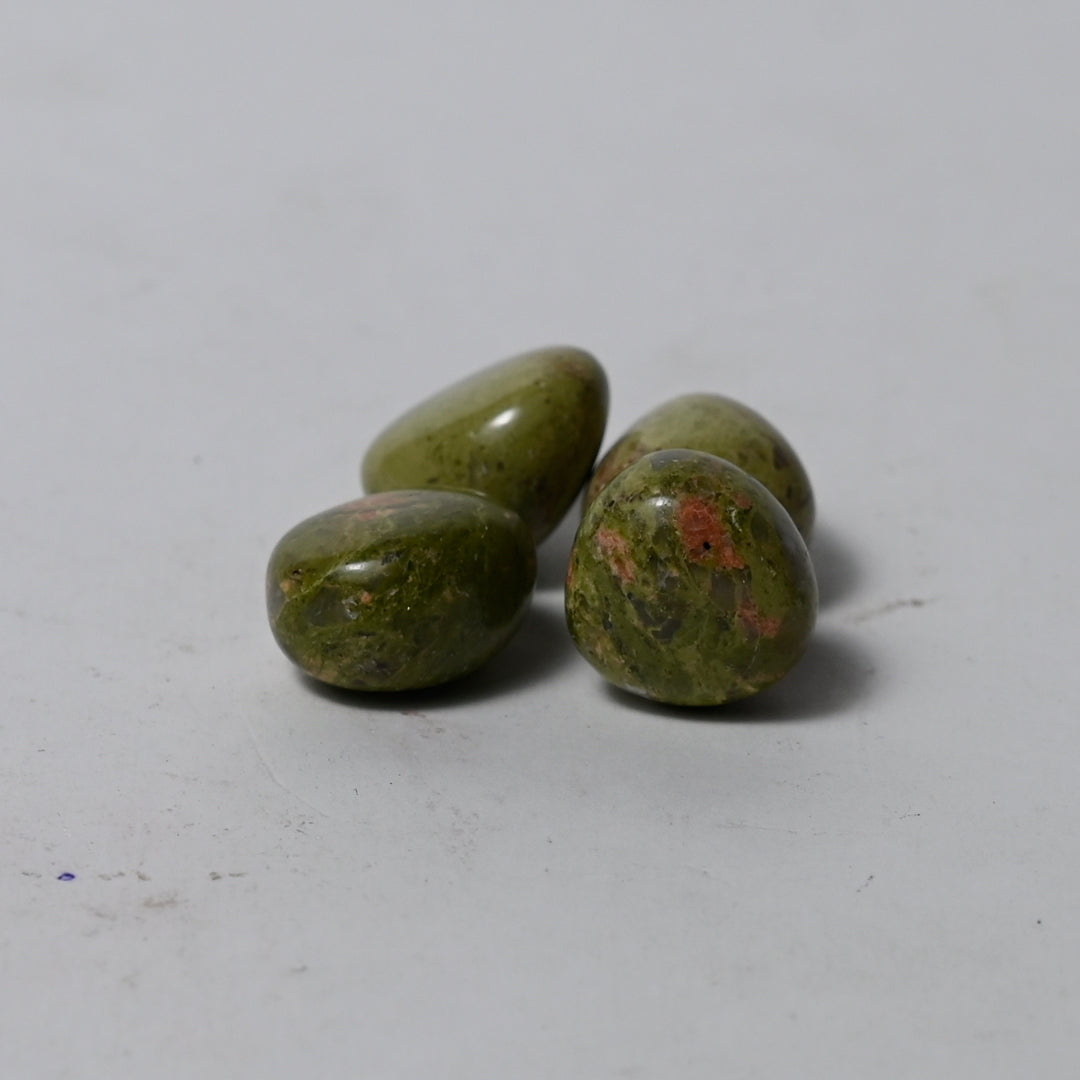 Real Unakite Crystal Tumbles/Tumbled Stone