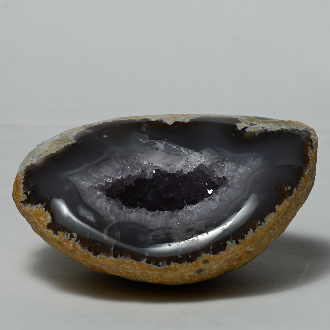 Real Druzy Agate Crystal Geode