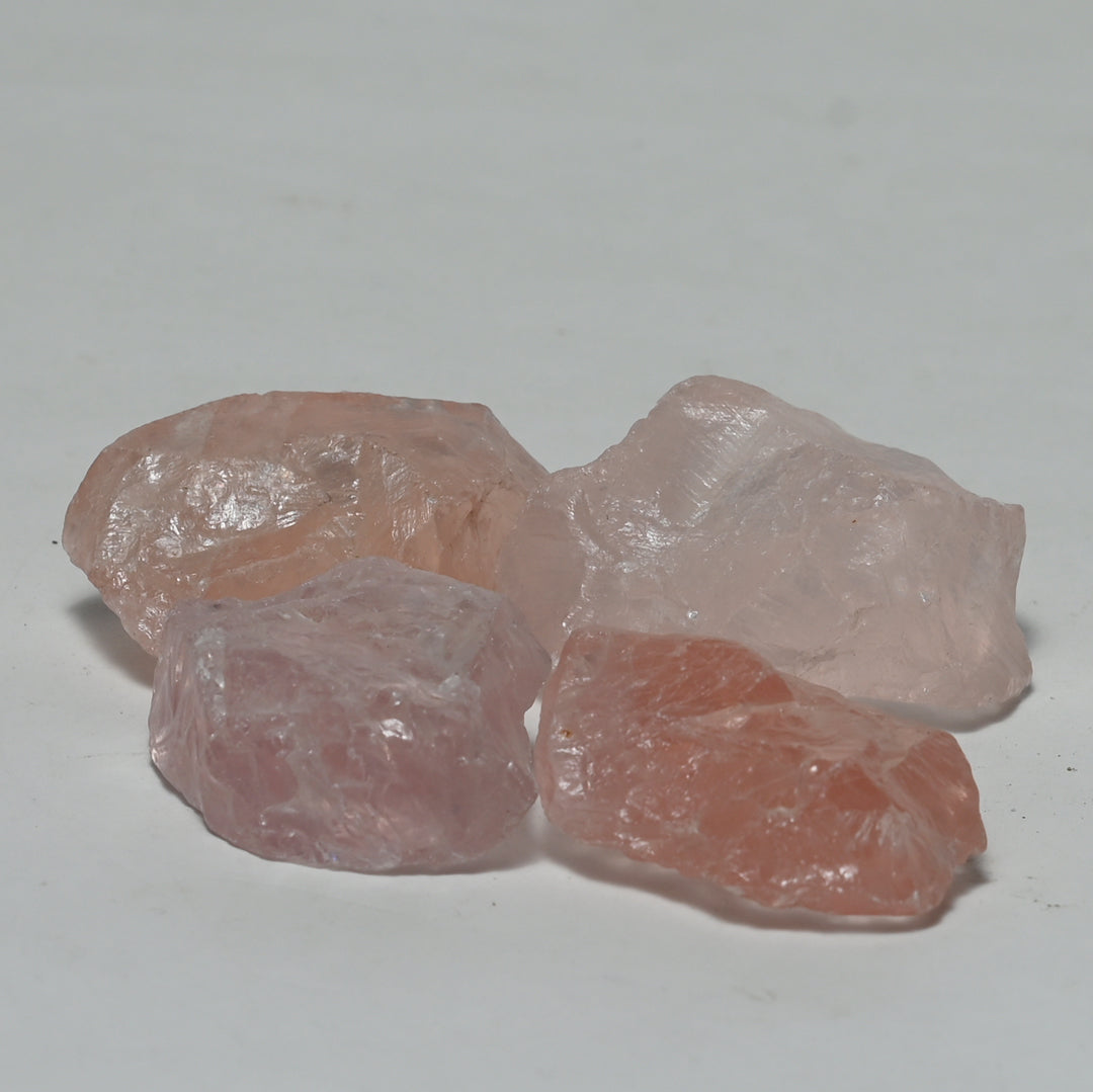 Real Rose Quartz Crystal Raw Stone