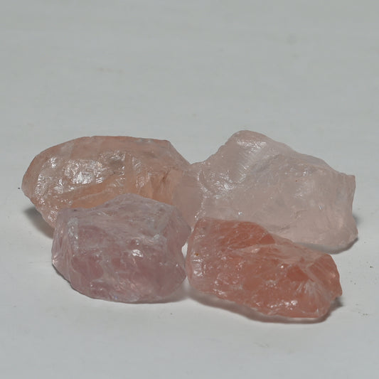 Real Rose Quartz Crystal Raw Stone