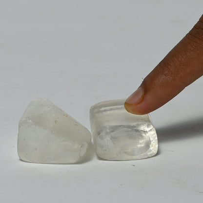 Real Clear Calcite Crystal Raw Stone