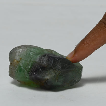 Real Green Flurite Crystal Raw Stone