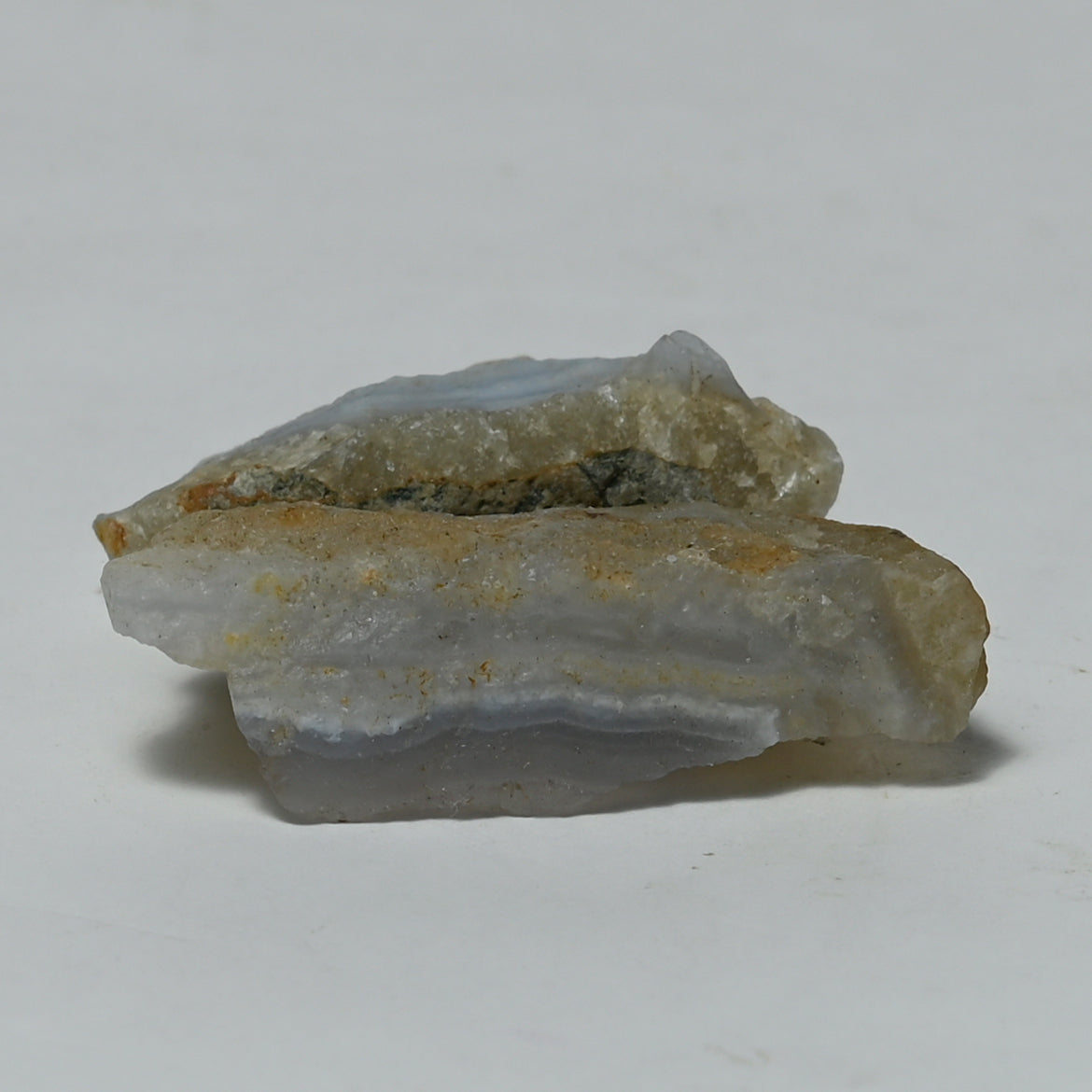 Real Blue Lace Agate Crystal Raw Stone