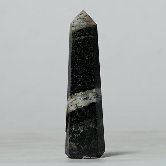 Real Zebra Jasper Crystal Tower