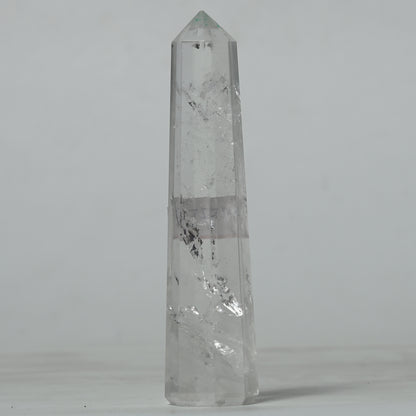 Real Clear Quartz Crystal Tower