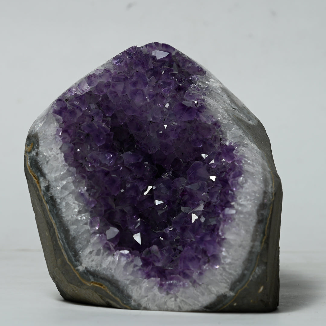 Real Amethyst Crystal Geode