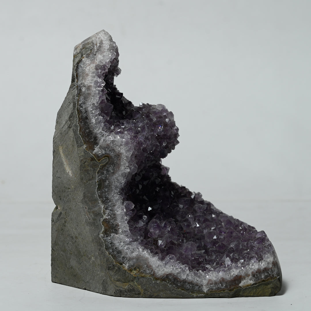 Real Amethyst Crystal Geode