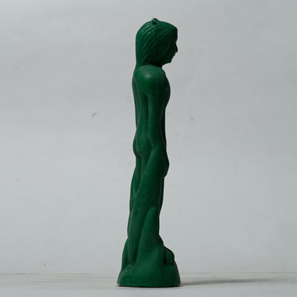 Real Male Figure Candle Green