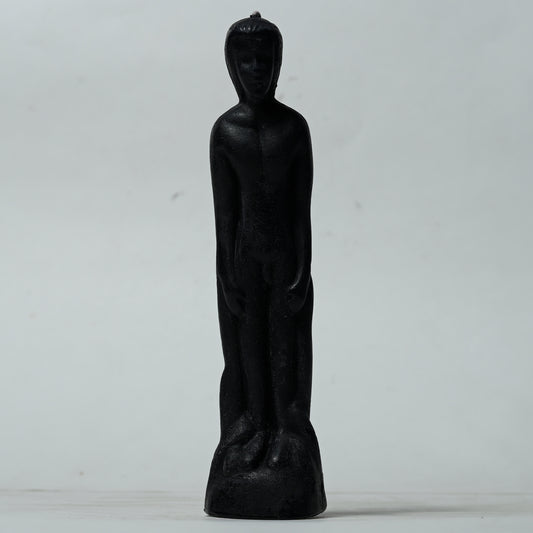 Real Male Figure Candle Black