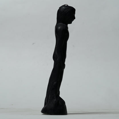 Real Male Figure Candle Black