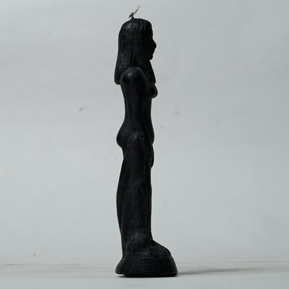 Real Female Figure Candle Black