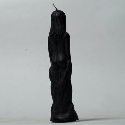 Real Female Figure Candle Black