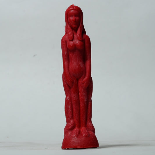 Real Female Figure Candle Red