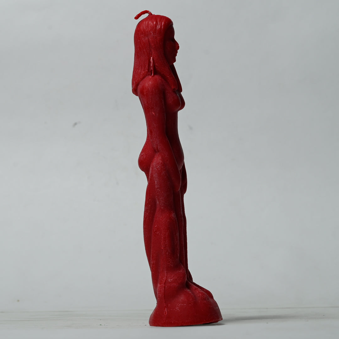 Real Female Figure Candle Red