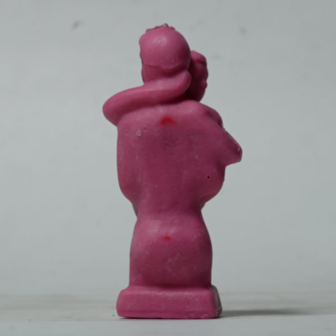 Real Couple Hugging Figure Candle Pink Style 3