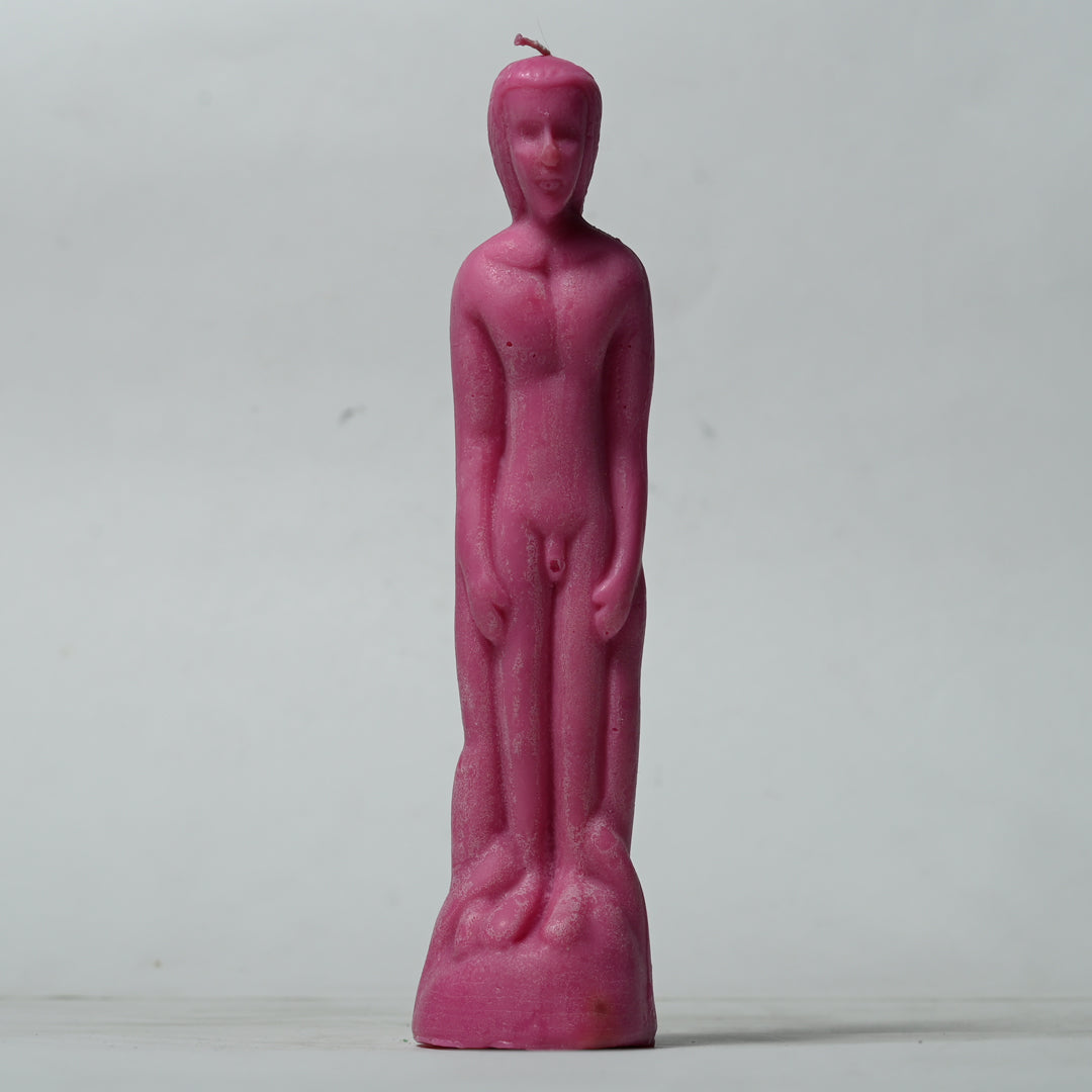 Real Male Figure Candle Pink