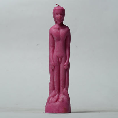 Real Male Figure Candle Pink