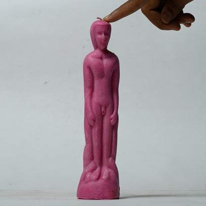 Real Male Figure Candle Pink