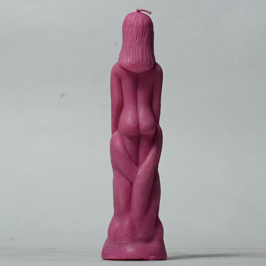 Real Female Figure Candle Pink