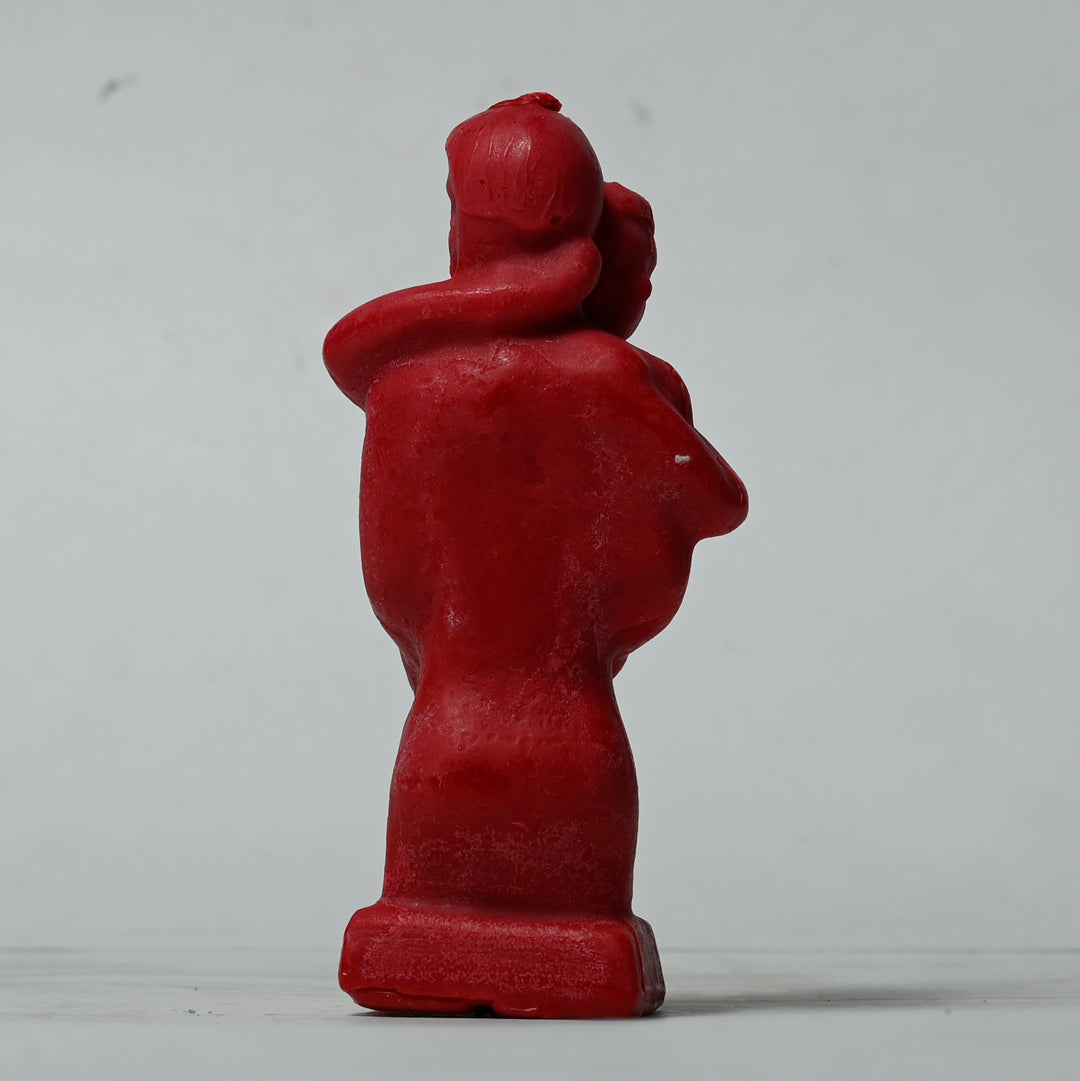 Real Couple Hugging Figure Candle Red Style 2