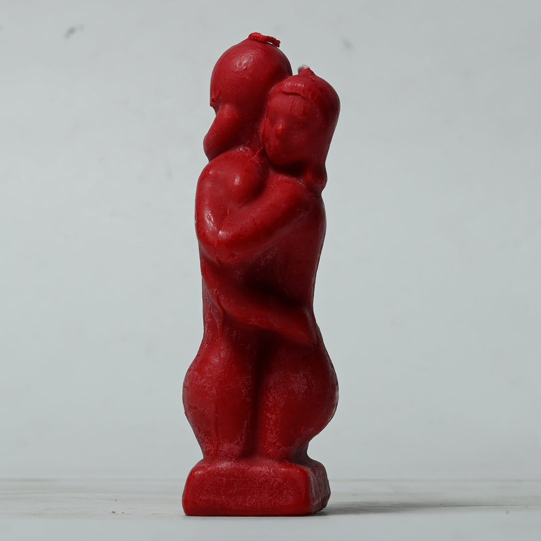 Real Couple Hugging Figure Candle Red Style 1