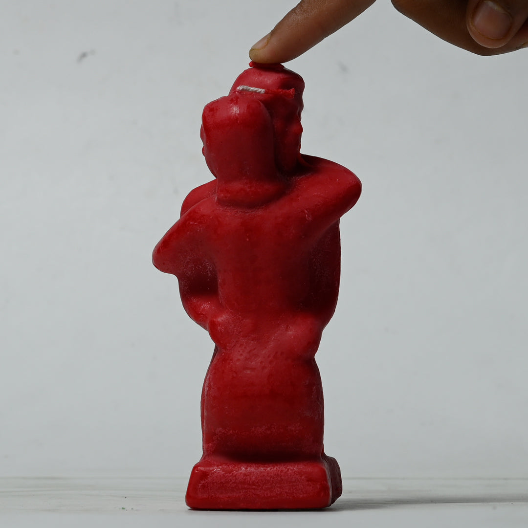 Real Couple Hugging Figure Candle Red Style 4