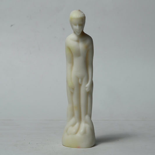 Real Male Figure Candle  White