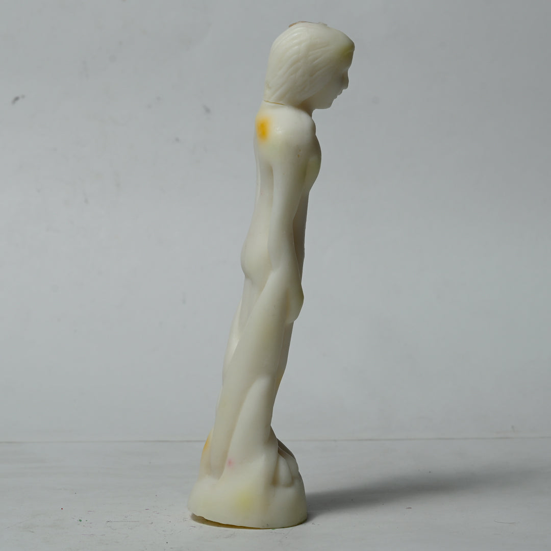 Real Male Figure Candle  White