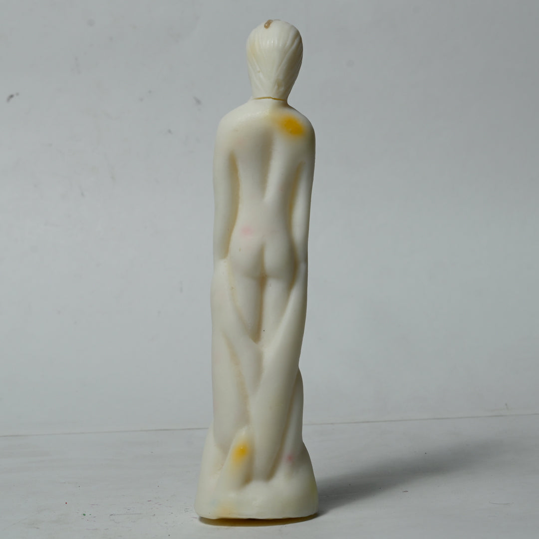 Real Male Figure Candle  White