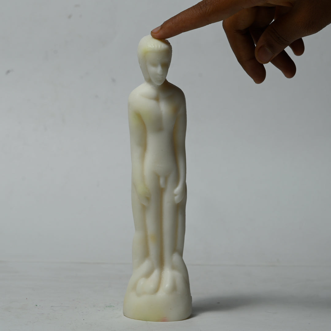 Real Male Figure Candle  White