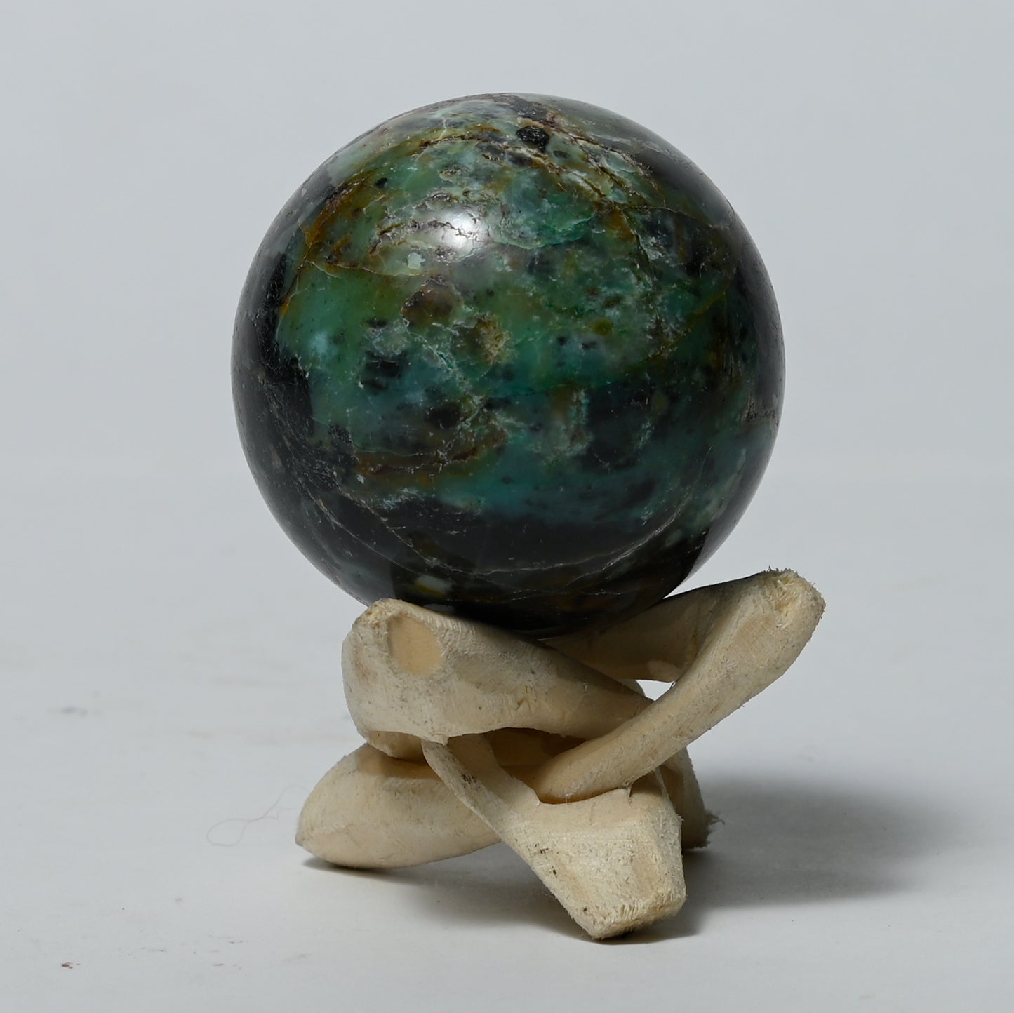 Real Chrysocolla Crystal Ball Sphere