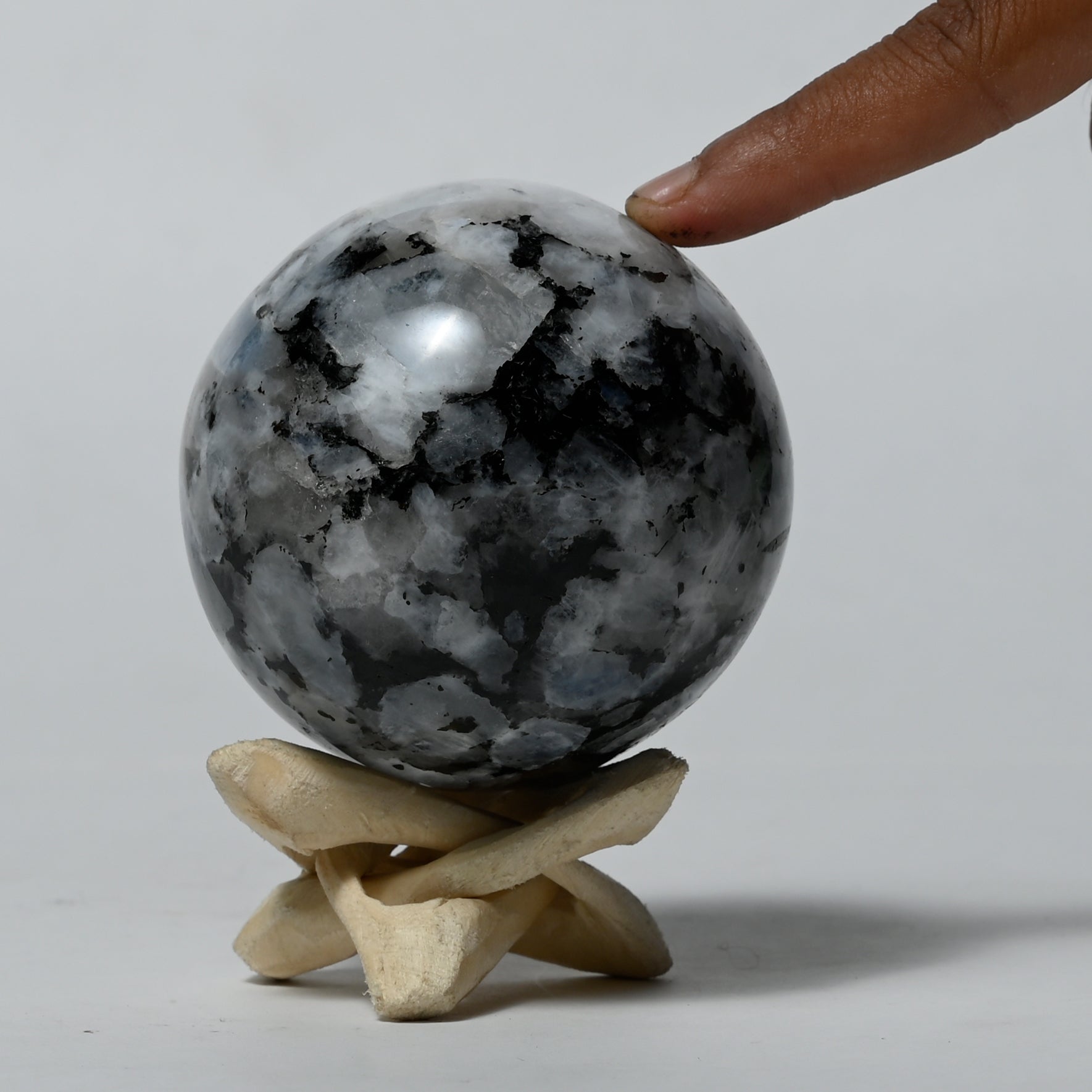 Real Rainbow Obsidian Crystal Ball Sphere