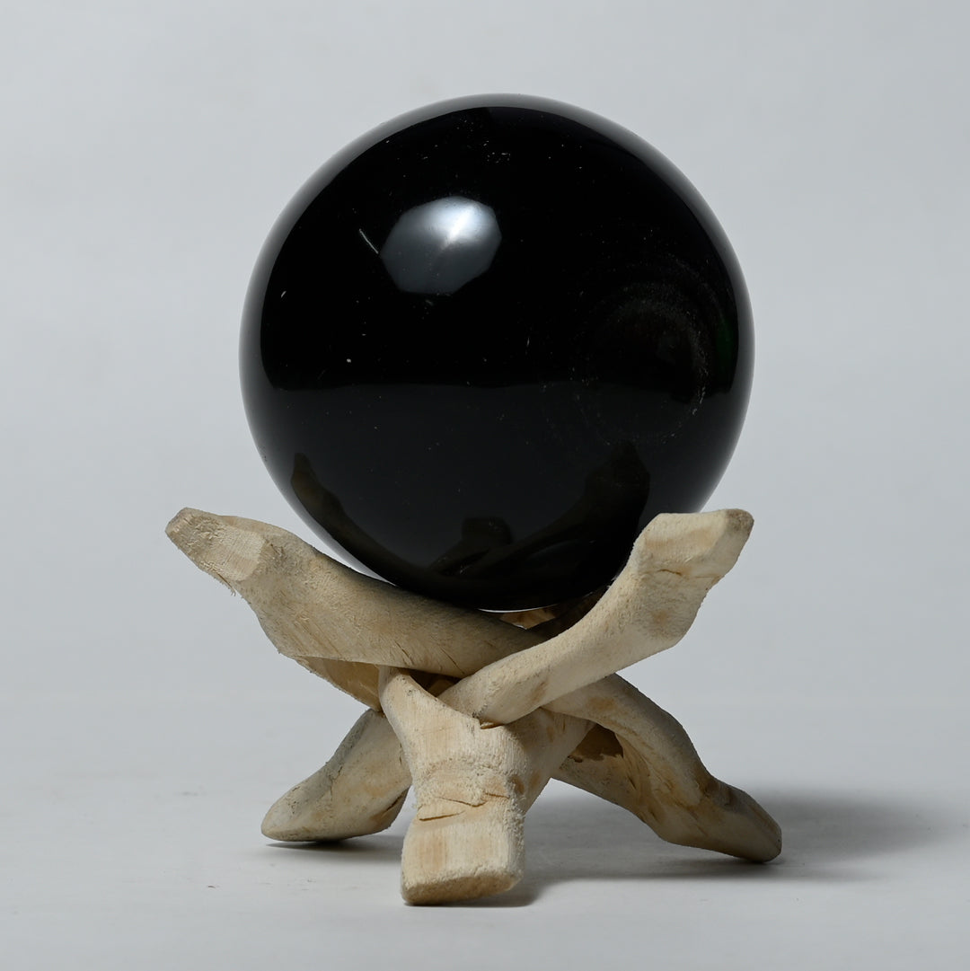 Real Rainbow Obsidian Crystal Ball Sphere