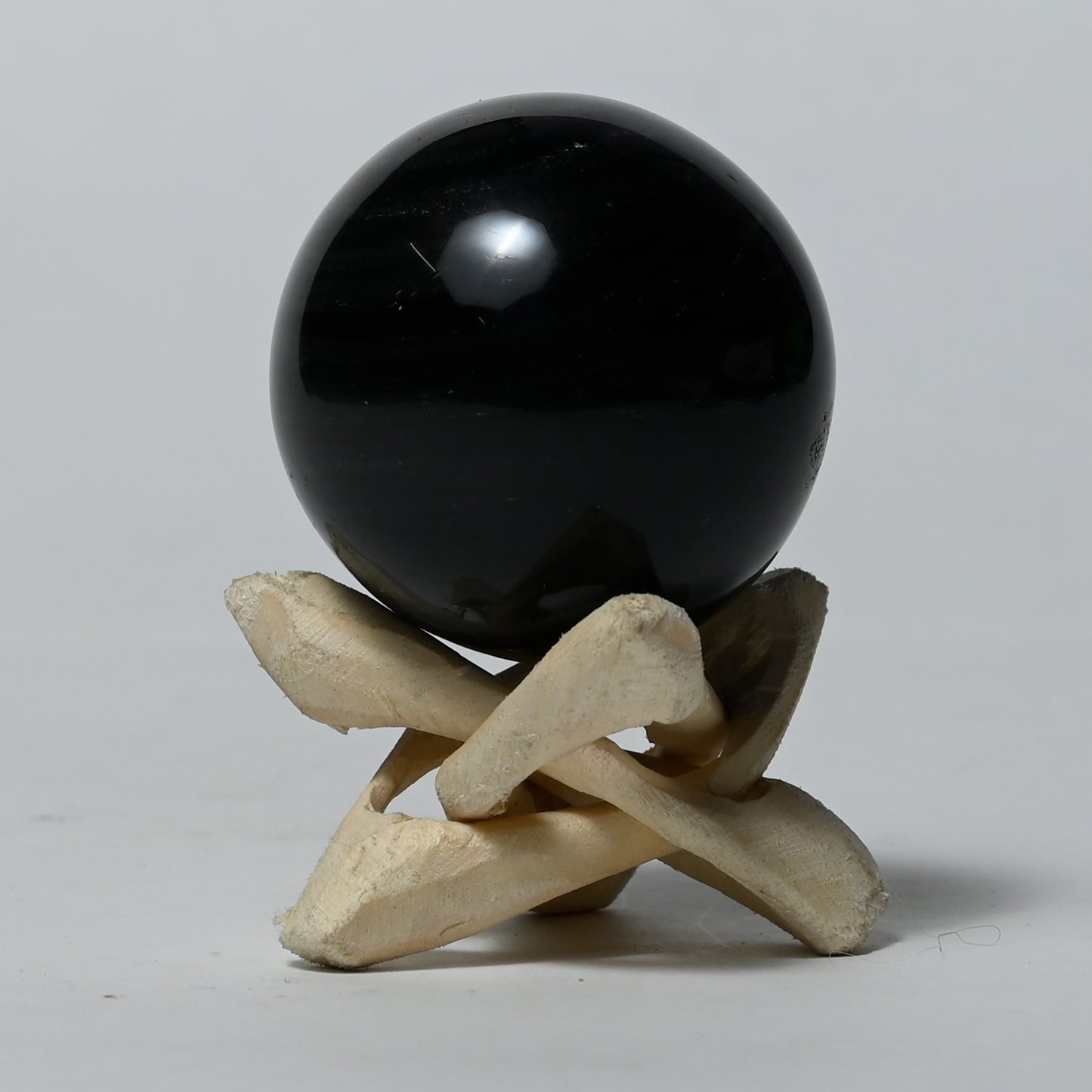 Real Grey Agate Crystal Ball Sphere