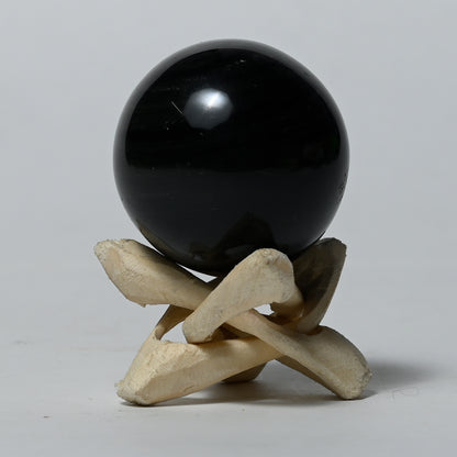 Real Grey Agate Crystal Ball Sphere