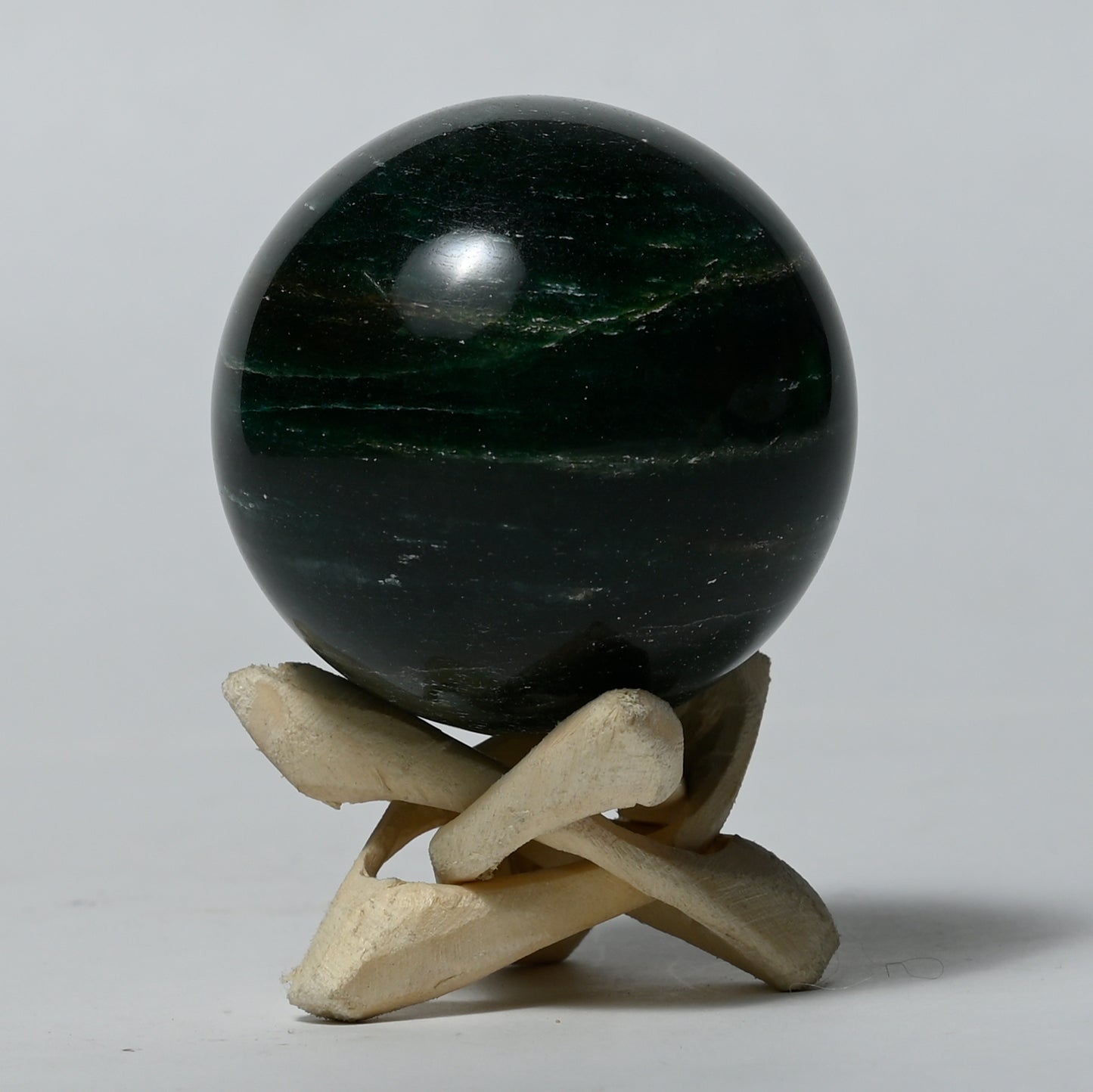 Real Green Jade Crystal Ball Sphere