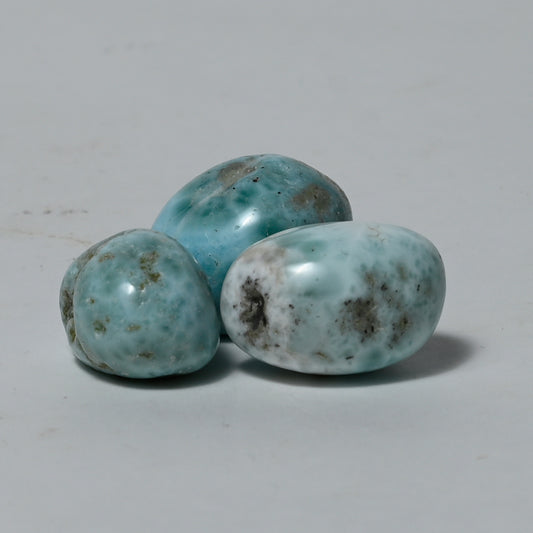 Real Larimar Crystal Tumbles/Tumbled Stone