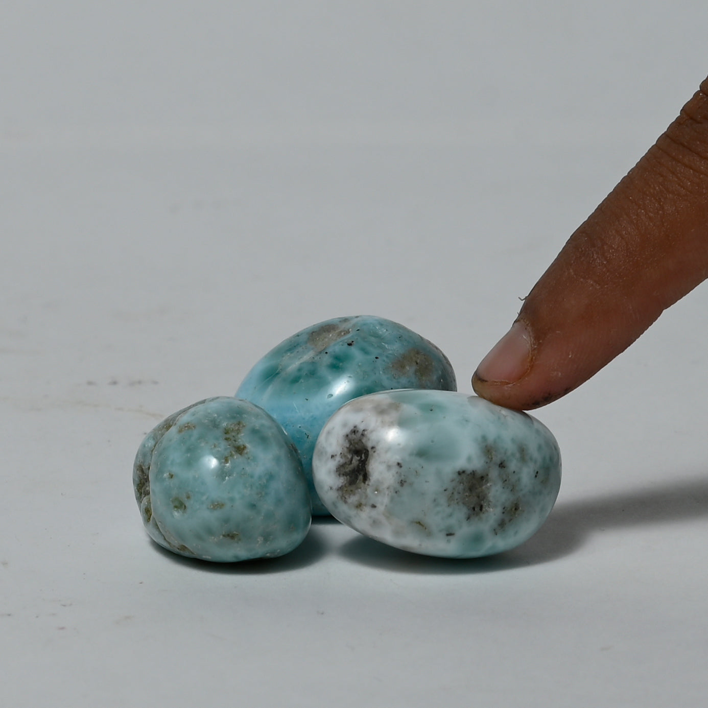 Real Larimar Crystal Tumbles/Tumbled Stone