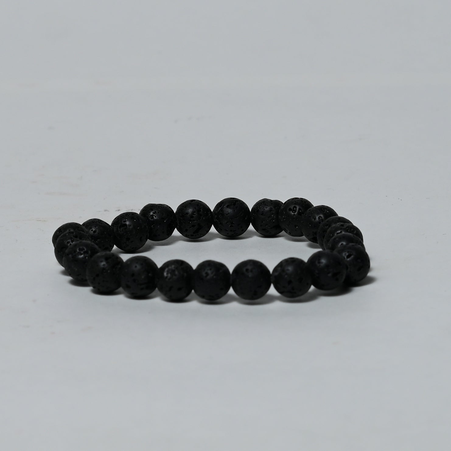 Real Lava Crystal and Stone Bead Bracelet Jewellery 8mm